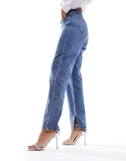 Steve Madden Brazen R embellished strappy sandal in silver ASOS