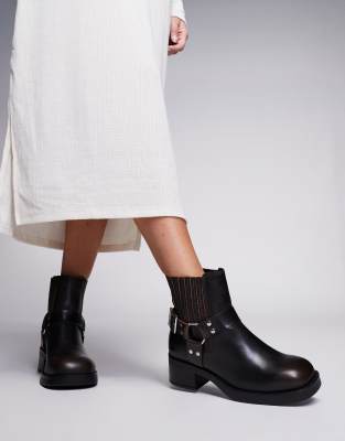  Breaker Biker Ankle boot  Leather