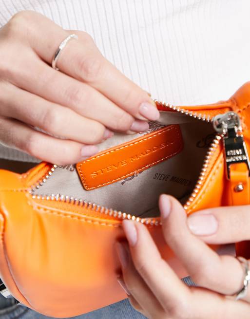 Steve Madden Cross Body Mini Bag in Bright Orange