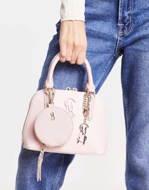 Steve Madden blush pink crossbody bag purse gold chain