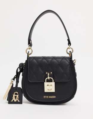 steve madden black cross body bag