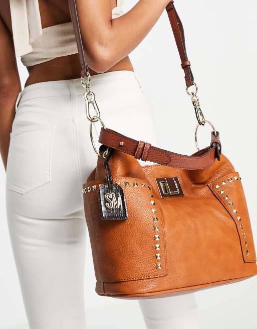 Steve madden store cognac bag