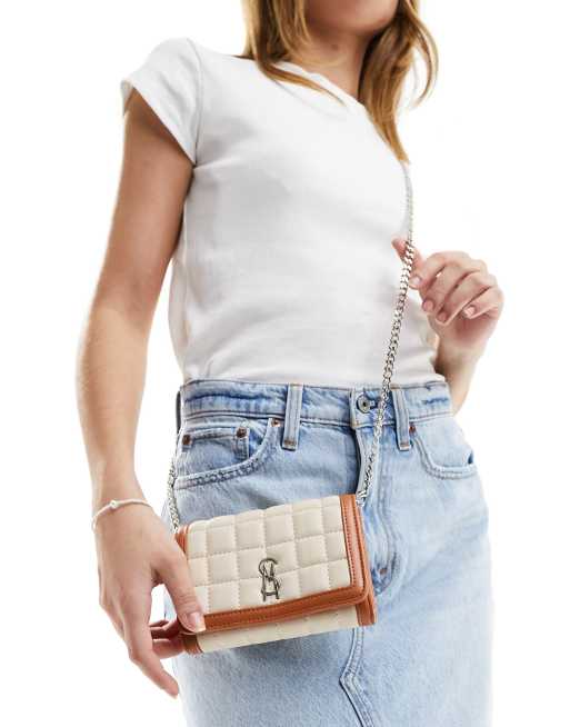 Steve Madden - Bshey - Borsetta a tracolla color cammello e osso