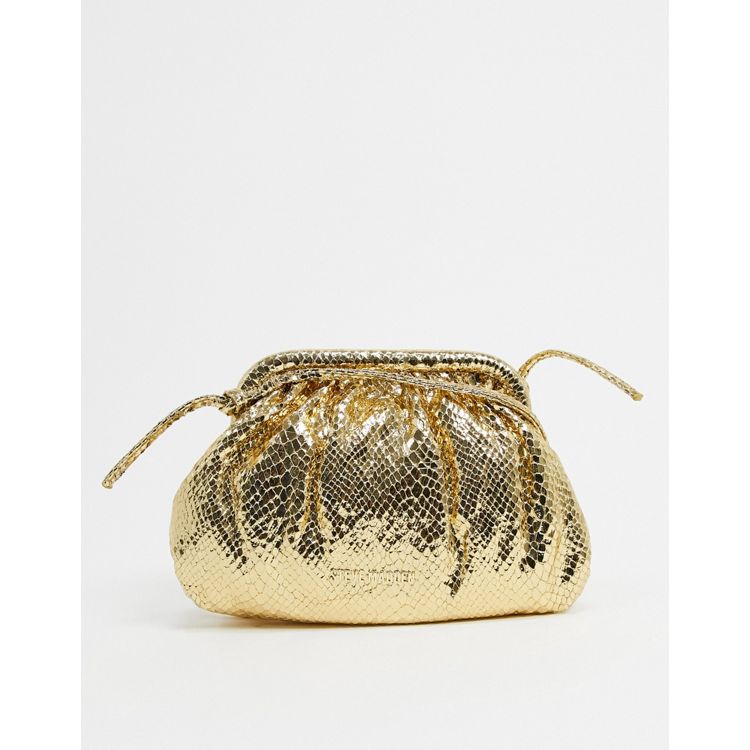 Steve Madden Bags | Steve Madden Bevelyn Clutch | Color: Gold | Size: Os | Connie_Vong's Closet
