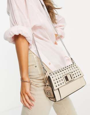 Steve Madden Light Rose Beige Baguette Shoulder Bagsteve 