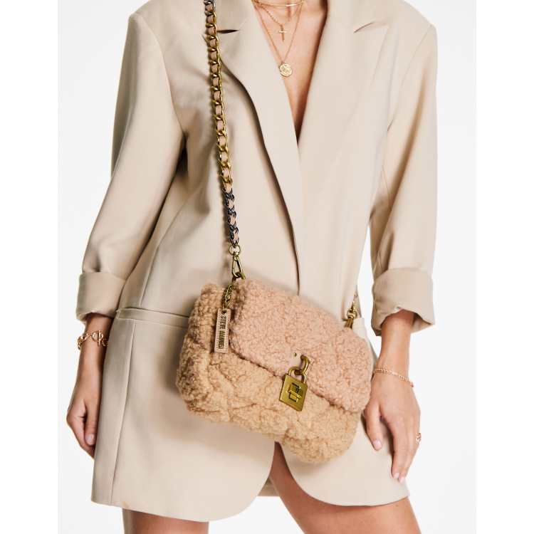 STEVE MADDEN Handtasche Bfaux, Steve Madden Bfaux Damen Tasche beige kombi