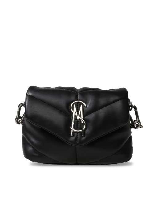 Steve Madden Btoy quilted cross-body bag in black | ASOS