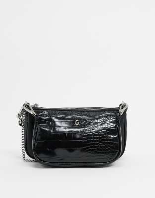 steve madden black cross body bag