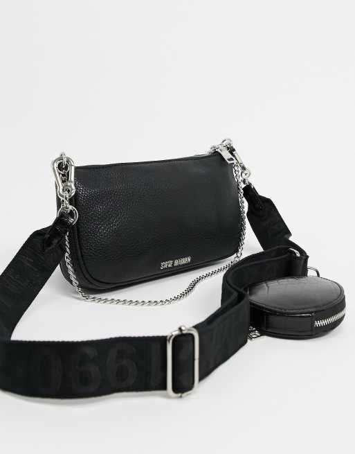 70.0% OFF on STEVE MADDEN Burgent Crossbody Bag Black