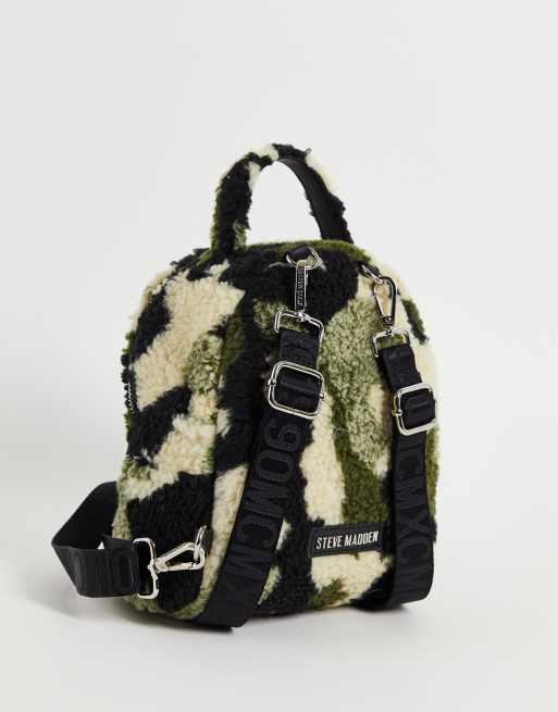 Steve madden camo outlet backpack