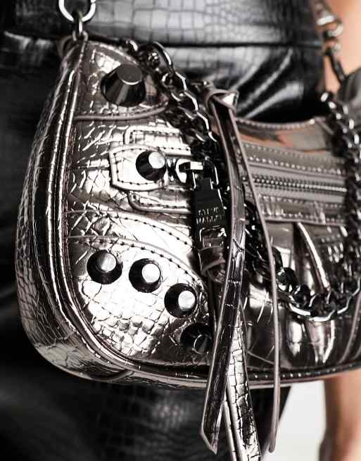 Steve Madden BVilma shoulder bag in pewter | ASOS