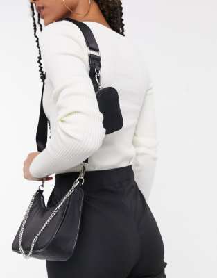 steve madden purse with chain