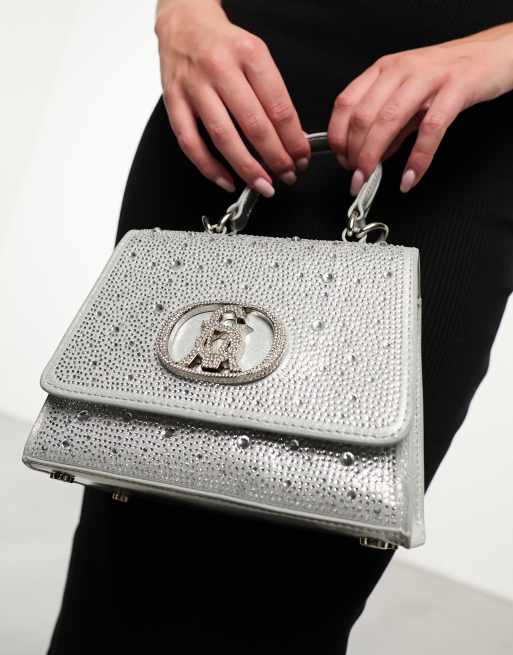 Steve madden silver on sale clutch