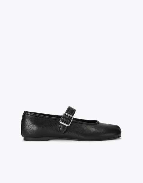 Steve Madden Calara black ballets in black - view 1