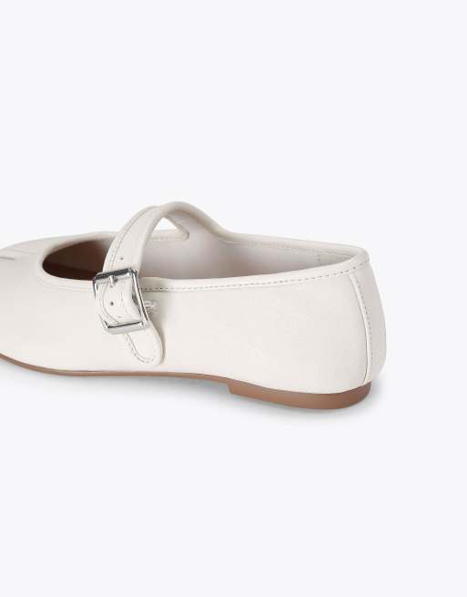 Steve Madden Calara white ballets in white, 3 of 4