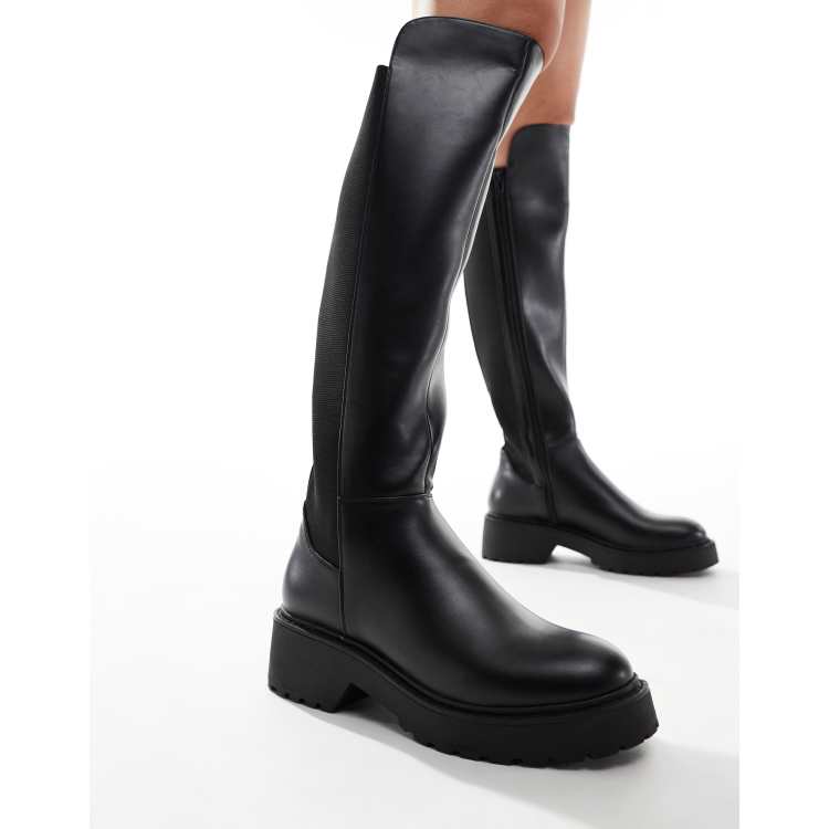 Stivali Stile Stivale Cavallerizza Nero Stivali Cavallerizza In