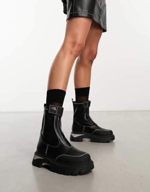 Steve madden expert store black booties