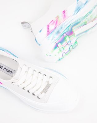 steve madden rainbow trainers