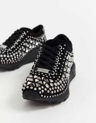 steve madden carissa rhinestone sneakers