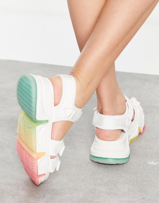 Steve madden rainbow platform sandals new arrivals