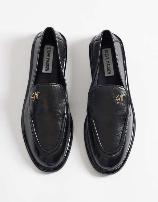 Steve Madden Chapters loafer in black crinkle leather, 2 of 4