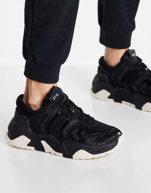 steve madden chunky trainers black