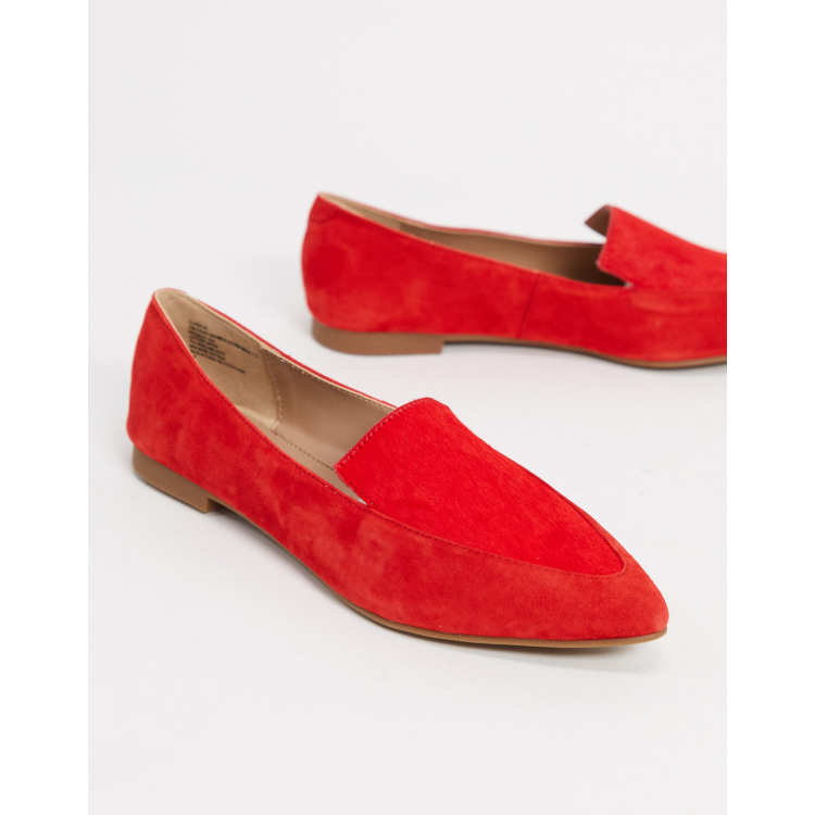 Steve madden hot sale red flats