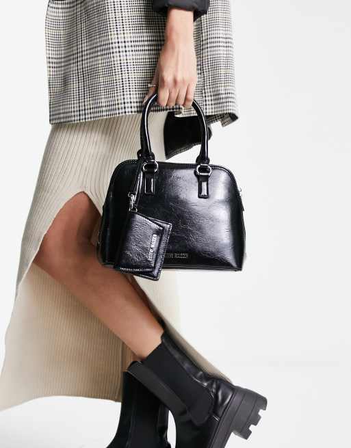 Steve Madden - Crossbody tas met handvat aan de bovenkant in zwart