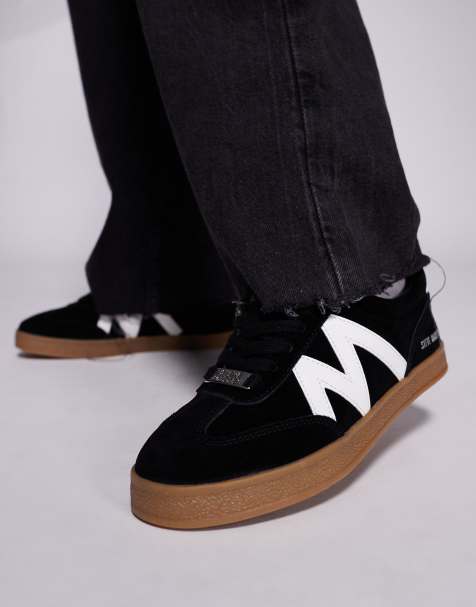Steve Madden - Degree - Sneakers stringate nere e bianche - view 1