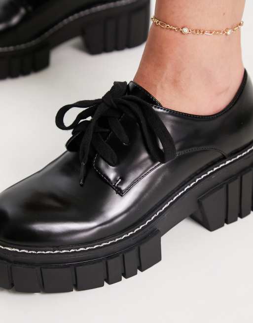 Steve Madden Studded Oxfords Womens Steve Madden Saxon Black