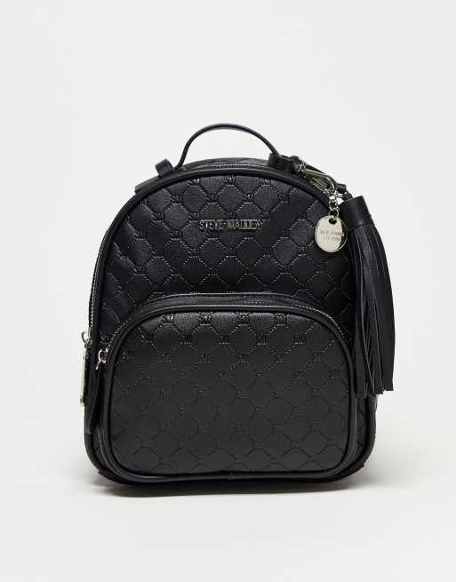 Steve Madden diamond logo backpack in black ASOS