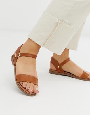 steve madden leather sandals