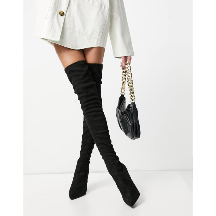 Steve madden dominique store black boots