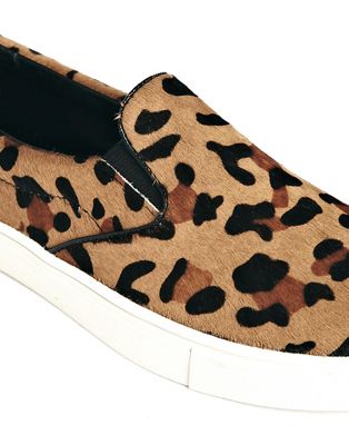 leopard slip on sneakers steve madden