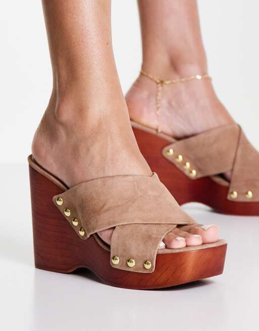 Steve madden deals suede wedges