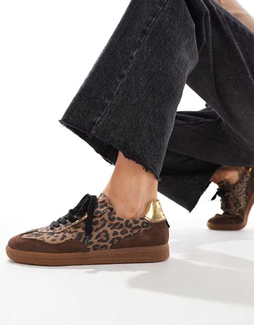 Steve Madden – Emporia – Brązowe buty sportowe w cętki, 3 z 5