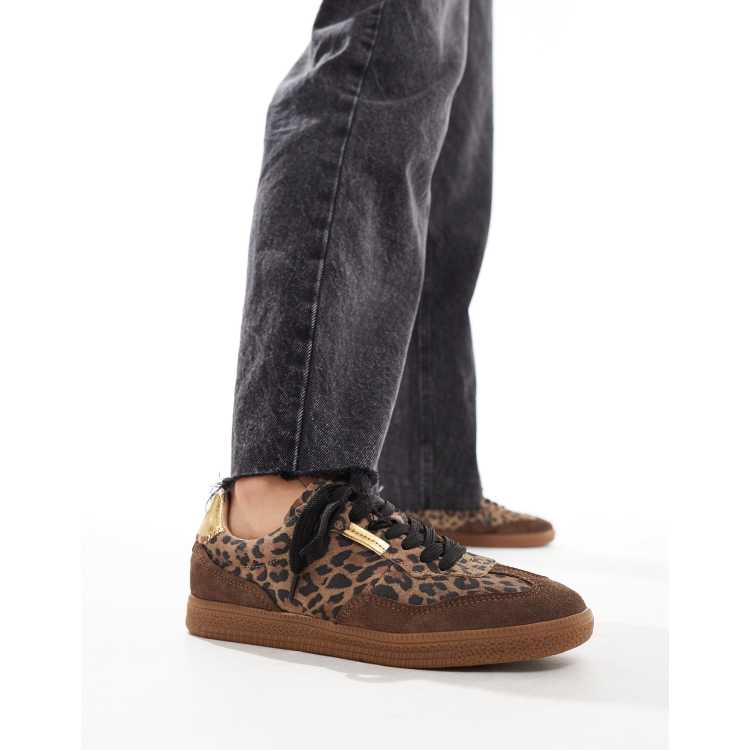 Steve madden animal print trainers hot sale