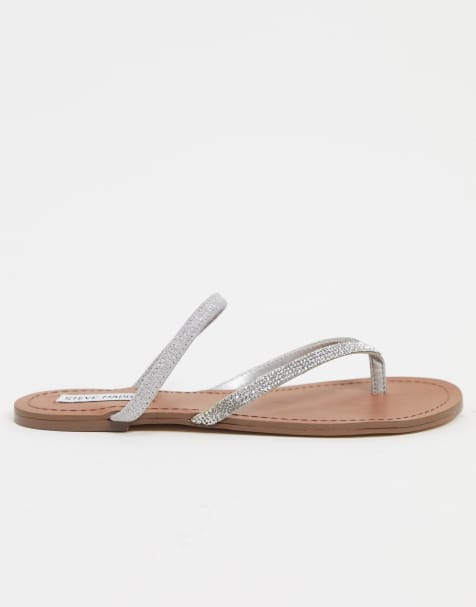 steve madden flat sandals rhinestones