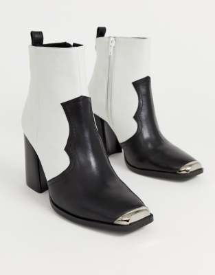 steve madden white leather boots