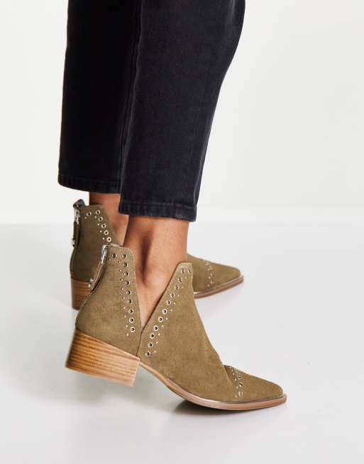 Steve madden open sales toe ankle boots