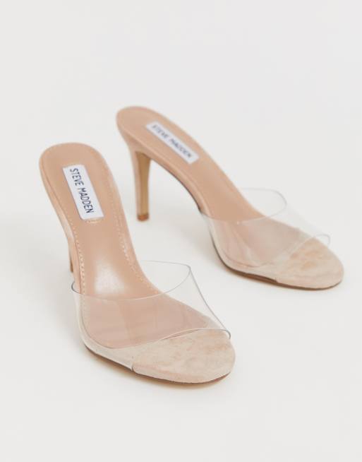 Steve madden erin clear sales stiletto sandals