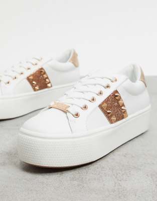 steve madden sneakers rose gold