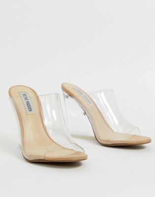 clear shoes steve madden
