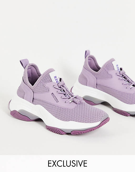 Steve Madden Match chunky trainers in lilac