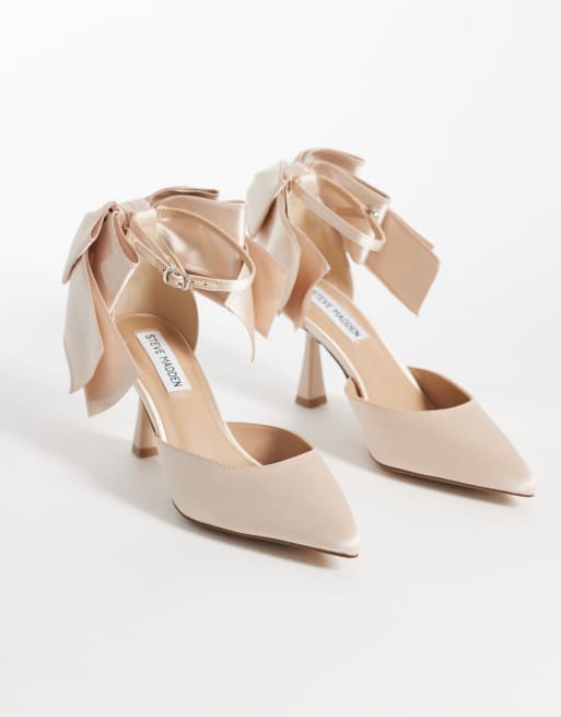 Steve Madden - Fiorela - Sandales à talon et bout fermé avec nœud - Rose, 2 de 4