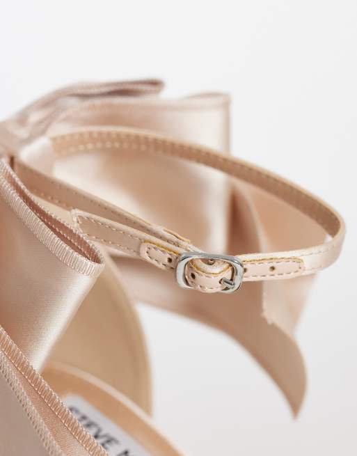 Steve Madden - Fiorela - Sandales à talon et bout fermé avec nœud - Rose, 4 de 4