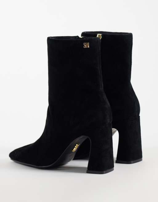 Steve Madden - Flares - Sorte høje ankelstøvler med hæl, 4 af 4