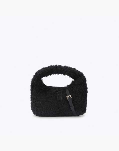 Steve Madden Fluffy bag black cross body in black - view 1
