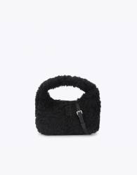 Steve Madden Fluffy bag black cross body in black
