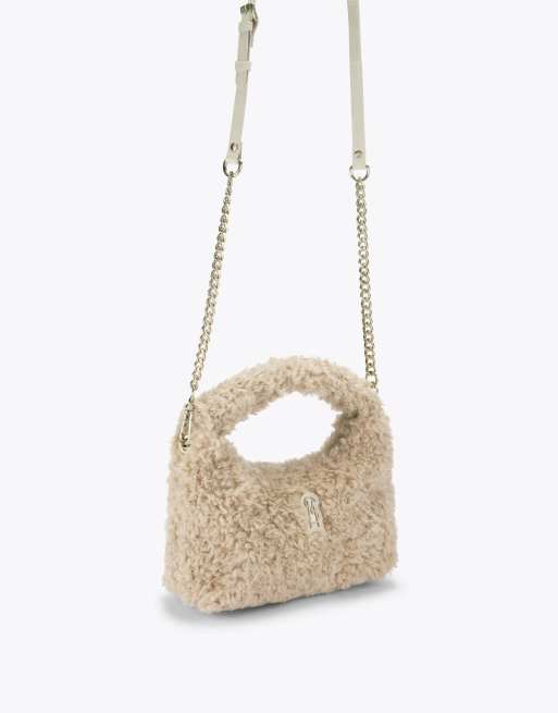 Steve Madden Fluffy bag cream cross body in cream, 2 of 4